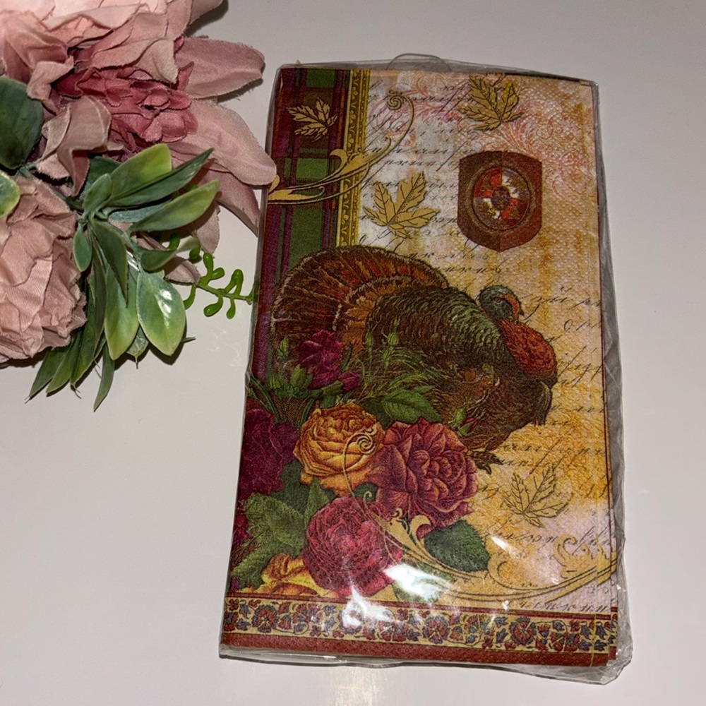 Pier 1 Imports Buffet Guest Napkins Thanksgiving Vintage Thanksgiving Napkins